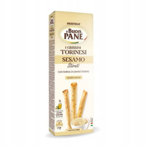 Włoskie Paluszki Chlebowe Grissini Sezam120g