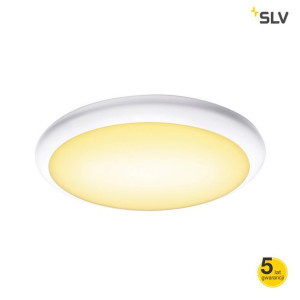 Oprawa sufitowa okrągła na zewnątrz biała 24W IP65 Ruba 16 1001910 SLV