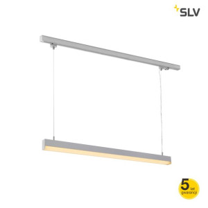 Lampa wisząca srebrno szara trójfazowa 3000K 40W SIGHT TRACK 1002050 SLV