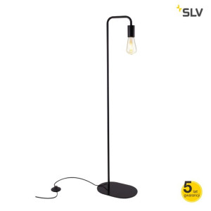 Czarna lampa podłogowa 24W E27 Fitu FL 1002146 SLV