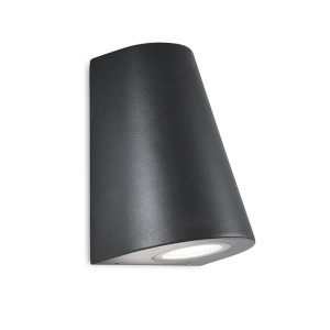 Kinkiet ogrodowy aluminiowy POLUX BOSTON GLA37TOW1BK 1xGU10 trapez owalny d