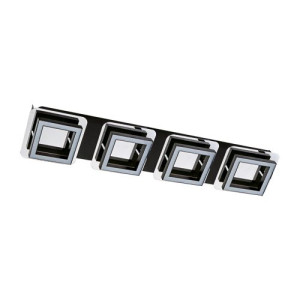 Oprawa ścienno-sufitowa LED chrom 4x5W 4x300lm 4000K LIKYA LED-5 03138 IDEU