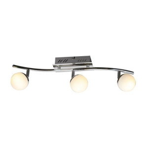 Oprawa ścienno-sufitowa LED potrójna chromowana 3x6W 3x490lm NELI LED 02830