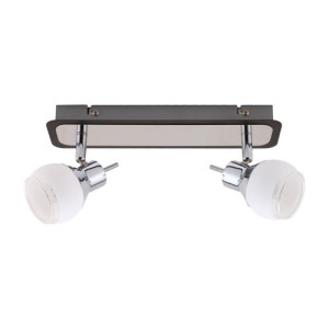 Podwójny kinkiet chrom 2x40W 2x590lm EPOS G9 2L 02778 IDEUS