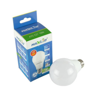Żarówka LED E27 A70 18W-120W 1700lm 240° 3000K ciepły energy A+ Maxled