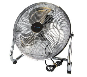 Cyrkulator powietrza podłogowy chromowany 90W 14'' wysokość 45cm DA-5014 DE