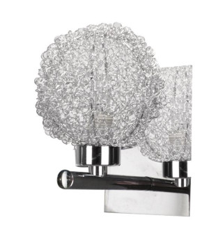 Kinkiet chromowy w oplocie metalowym 1X40W G9 WIND 21-14078 Candellux