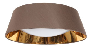 Plafon brązowy LED o zimnej barwie 46 16W LED 6500K MOLA 31-41500 Candellux