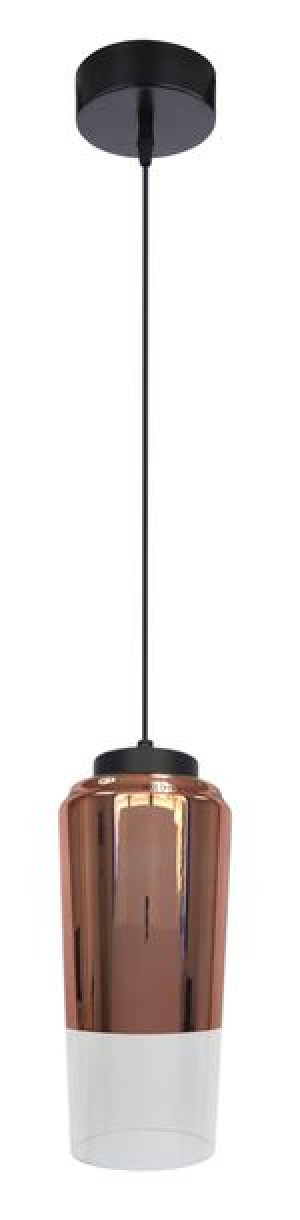 Miedziano - czarna lampa wisząca 13 1X60W E27 TUBE 31-51271 Candellux