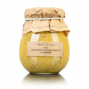Sos chrzanowo-musztardowy z miodem naturalny 240g