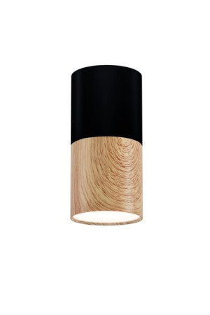 Oprawa sufitowa tuba na żarówkę GU10 czarny/drewniany 2282862 Candellux
