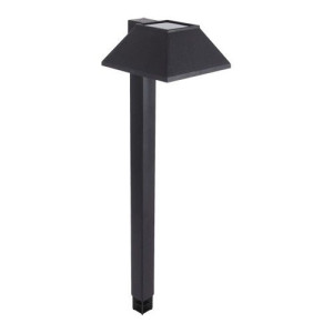 Czarna lampka solarna daszek do ogrodu EKIER LED 03830 IDEUS