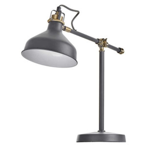 Lampa biurkowa E27 HARRY 56 cm ciemno szary EMOS - 1538171000