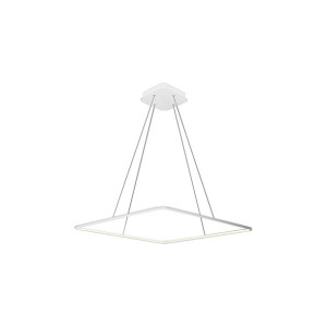 Prosta lampa wisząca - biały kwadrat 25W LED NIX WHITE ML513 EKO-LIGHT