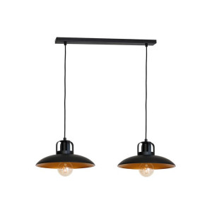 Lampa wisząca podwójna czarna 2xE27 FELIX MLP3683 EKO-LIGHT