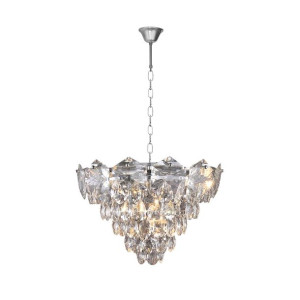 Kryształowy żyrandol chromowy 6xE14 SELENA ML5987 EKO-LIGHT