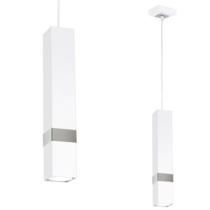 Biała lampa wisząca do jadalni GU10 VIDAR MLP6283 EKO-LIGHT