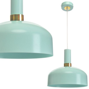 Lampa wisząca w oryginalnym miętowym kolorze 1xE27 MALMO MLP6200 EKO-LIGHT