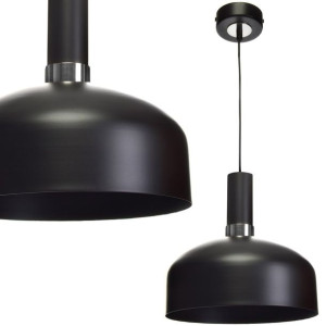 Elegancka lampa wisząca czarna 1xE27 MALMO MLP6203 EKO-LIGHT
