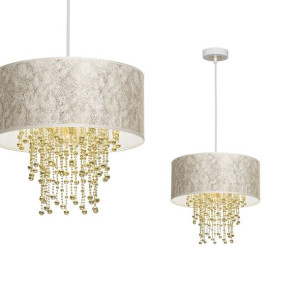Elegancka lampa wisząca biało-złota 1xE27 ALMERIA MLP6446 EKO-LIGHT