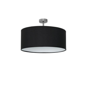 Okrągła lampa sufitowa 50cm 1xE27 CASINO BLACK/CHROME ML6379 EKO-LIGHT