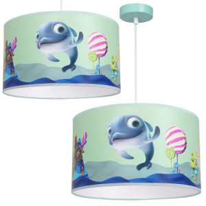 Lampa sufitowa wisząca do pokoju niemowlaka DELFINKA FINKA MiniMini 1xE27 E