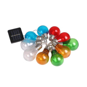 Girlanda solarna kolorowe żarówki Edison PARTY MULTI 10 POLUX