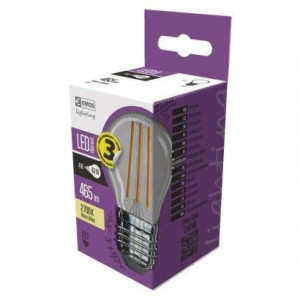 Żarówka LED filament kulka 4W odpowiednik 40W E27 ciepła biel EMOS Z74240