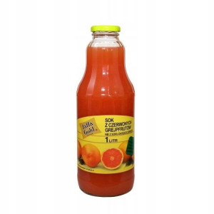 Sok Wyciskany Z Czerwonych Grejpfrutów 1000ml