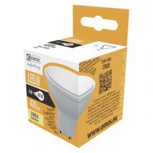 Żarówka LED 5,8W-40W GU10 ciepła biel 470lm EMOS Z75130