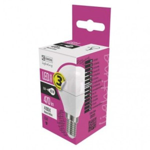 Żarówka LED mini globe 5W-40W E14 neutralna 4000K 470lm EMOS ZQ1221