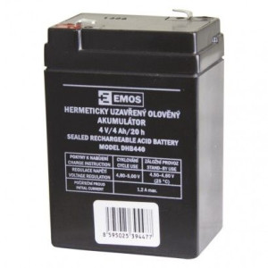 Akumulator AGM 4V 4Ah do P2306, P2307 B9664 EMOS
