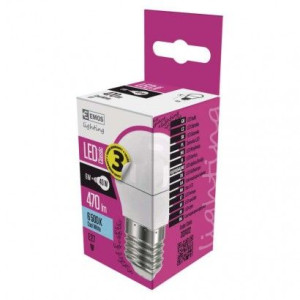 Żarówka LED kulka mini globe 5W-40W E27 zimna biel 3 lata 470lm EMOS ZQ1122