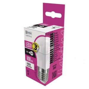 ZQ1131 Żarówka LED kulka mini globe 7.3W-60W E27 neutralna 806lm 3 lata EMO
