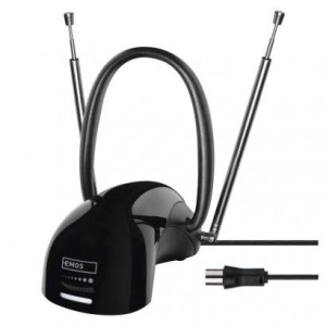 Antena pokojowa czarna DVB-T2 wzmacniacz J0656 EMOS