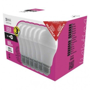 Komplet 6 Żarówek LED A60 8,5W-60W E27 neutralna 806lm 3lata EMOS ZQ5141.6