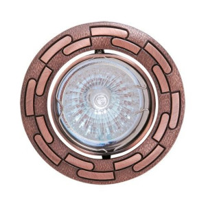 Dekoracyjne oczko sufiowe miedziane ornament MR16 12V ZAMBAK 01331 IDEUS