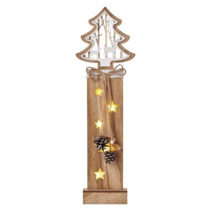 Świecąca dekoracja świąteczna z drewna 48cm DCTW03 EMOS