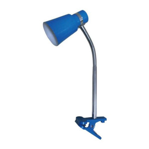 Biurkowa lampka LED niebiesko - chromowa 25W VO0229 VOLTENO