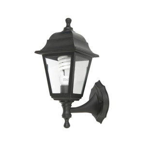 Ogrodowy kinkiet czarny E27 60w IP44 VO1968 VOLTENO