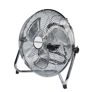 Chromowany cyrkulator powietrza wentylator na podłogę mocny 80W VO0546 VOLT