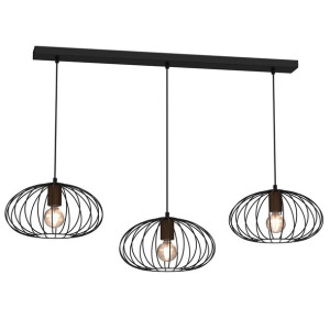 Industrialna lampa wisząca czarna 3xE27 MERIDIANO MLP7960 EKO-LIGHT