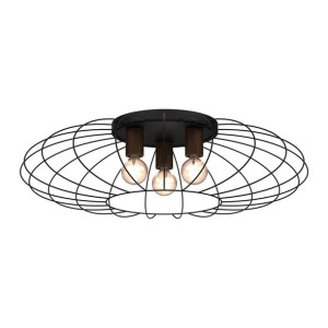 Lampa sufitowa loftowa czarna 3xE27 MERIDIANO MLP7961 EKO-LIGHT