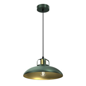 Oświetlenie wiszące butelkowa zieleń + złoto 1xE27 FELIX MLP7709 EKO-LIGHT