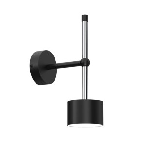 Metalowy kinkiet czarno-chromowy 1xGX53 ARENA MLP7783 EKO-LIGHT