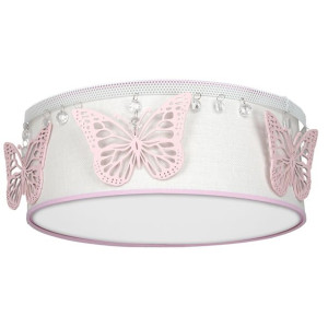 Lampa sufitowa z motylkami i kryształkami 2xE27 PAPILLON MLP8283 EKO-LIGHT