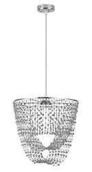 Lampa wisząca sufitowa na żarówkę E27 chrom ELBA 31-05397 CANDELLUX