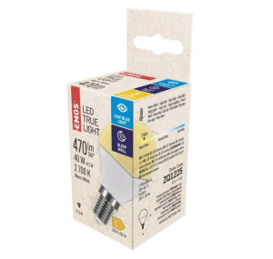 Żarówka zdrowa dla oczu LED True Light E14 kulka 4,2W neutralna 470lm ZQ122