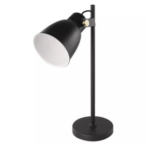 Czarna metalowa lampka biurkowa industrial E27 JULIAN  Z7621B EMOS