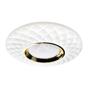Lampa sufitowa LED 24W na pilota biało-złota  Ø40cm TOKYO ML7908 EKO-LIGHT